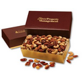 Deluxe Mixed Nuts in Burgundy & Gold Gift Box